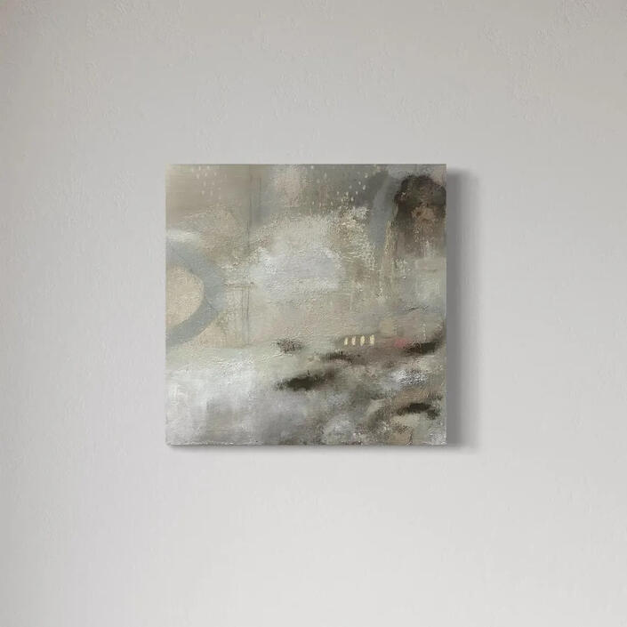 Unikat – ARTWORK | 135-2025– Silent Horizons | 50×50 cm